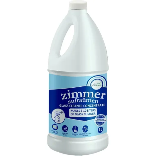 Image of Zimmer Aufraumen 5X CONCENTRATED GLASS CLEANER 1L. 1 Lliter MAKES 5-10 LITERS