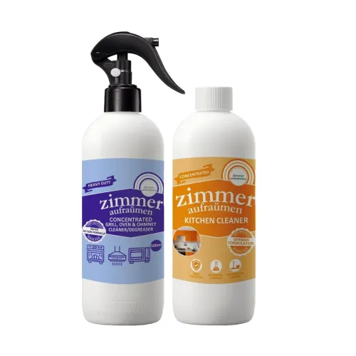 Image of Zimmer Aufraumen - Chimney Cleaner 450ml & Kitchen Cleaner & Degreaser (450ml) Combo(Chimney, Grill, Stove, Oven, Microw