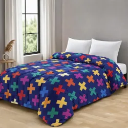 Zinnia Ultra Soft Microfibre Printed Comforter 