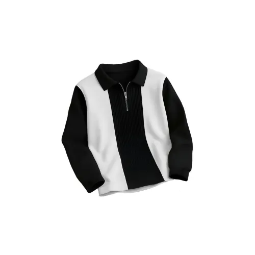 Image of T-Shirt for Men Zip Neck Texture Self Design Cotton Blend 
