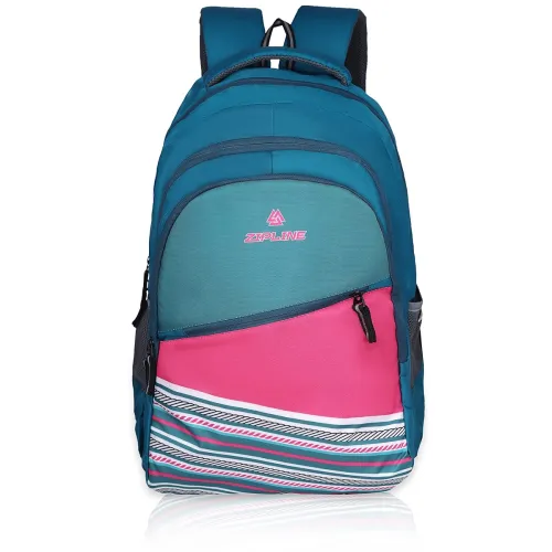 Image of Zipline Unisex Casual Polyester 36 L Blue Backpack