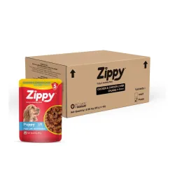 ZIPPY 1-12 Month Puppy Dog Food 4080g (Pack of 48)