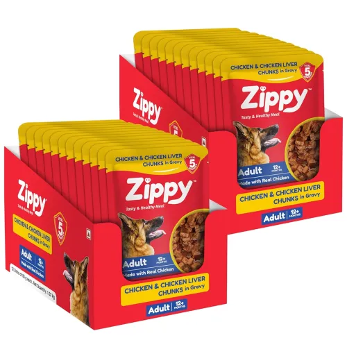 Image of ZIPPY+12 Month Adult Dog Food Chicken (Pack of 24)