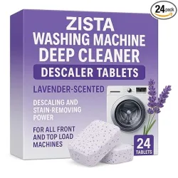 ZISTA Lavender Washing Machine Cleaner Tablets (24 Pcs)