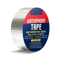 Zista Super Strong Adhesive Waterproof tape Permanent Repair Roof Water Leakage Solution Rubber Foil Suitable for Roof L