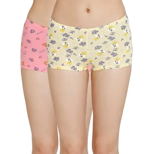 Image of Zivame Lavos Mid Rise Full Coverage Hipster Period Panty (Pack of 2)
