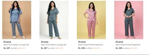 Image of Zivame Night Suits at minimum 88% Discount