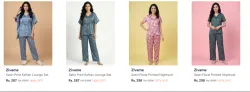 Zivame Night Suits at minimum 88% Discount