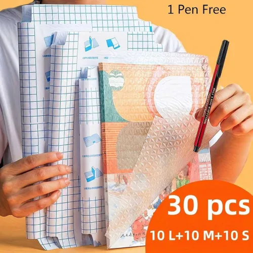 Image of ZIVINI Book Cover Book Binding Cover [30 Pcs- 3 Different Sizes) 10 PIECE of each size