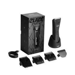 Zlade Ballistic Turbo 3.0 Full Body Trimmer for Men, Beard, Balls, Pubic Hair & Private Parts | IPX7 Waterproof | 7000 RPM 2-Speed Motor | Wireless + USB-C Charging | 90 Min Runtime