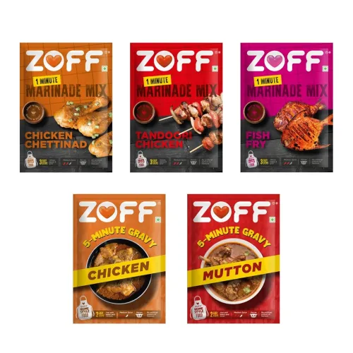 Image of ZOFF Non-Veg Gravy & Marinade Combo (90g each) – 255g |
