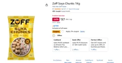 Zoff Soya Chunks 1Kg
