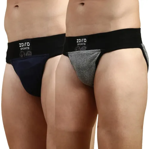 Image of Zoiro Men's Aniti Odor and Dry Patch Gym Supporter Combo Pack