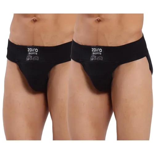 Image of Zoiro Men’s Gym Supporter Briefs – Pack of 2