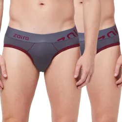 Zoiro Mens Printed Cotton Brief Combo