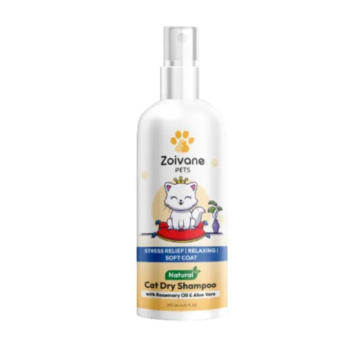 Image of ZOIVANE Cat Dry Shampoo 200Ml|Extra White 5 in 1 Conditioner, Persian Hair Fall,Kitten, Accessories, Normal,Suitable All