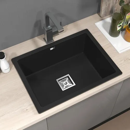 Image of Zolmix Quartz 24x18x9 Inch Kitchen Sink