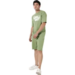 Zombom Mens Co Ord Set || Cotton Lycra Printed Night Dress for Men || Sleepwear Pajama Set for Men || Casual Home Wear 