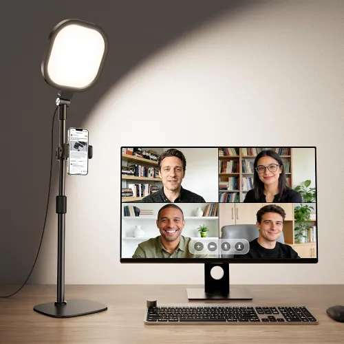 Image of LitOnes Zoom Desktop Ring Light with Adjustable Stand