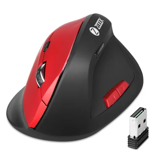 Image of Zoook Infinite Vertical Mouse,6 Buttons,Ergonomic High Precision Sensor
