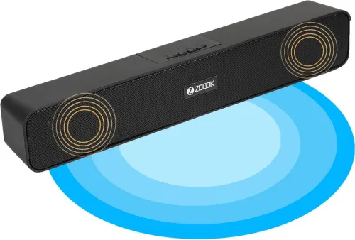 Image of Zoook ZK-Melody Bar 24 W Bluetooth Soundbar  (Black, Stereo Channel)