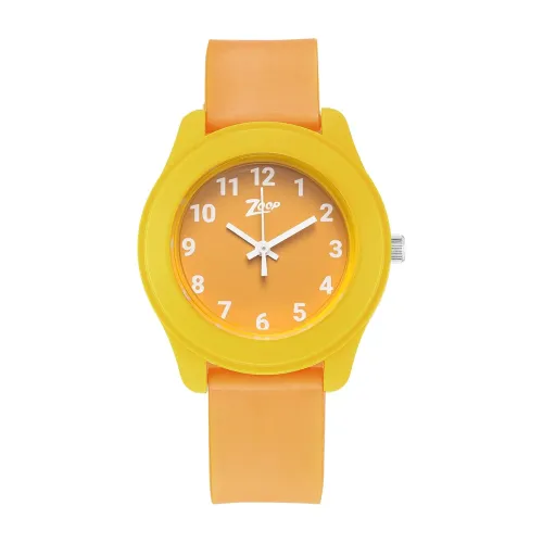 Image of Zoop Kids 40 x 38 x 9 mm Basics Yellow Dial Plastic Analog Watch 