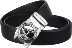 ZORO Mens Black Leatherite Belt