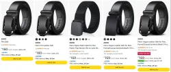 ZORO Mens Belt Starting @ ₹160 