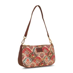 ZOUK Baguette Bag | Crossbody Bags for Women | Women's Handbags | Stylish Sling Bag for Woman | Vegan Leather Evening Bag |Purse and Wallet