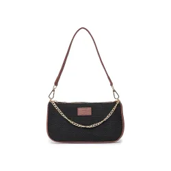 ZOUK Baguette Bag | Crossbody Bags for Women | Women's Handbags | Stylish Sling Bag for Woman | Vegan Leather Evening Bag | Travel & Office Use | Purse and Wallet