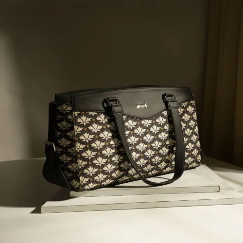 Image of ZOUK Ethnic Motifs Printed Shoulder Bag 
