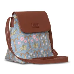 ZOUK Flap Sling Bag | Crossbody Bags for Women | Womens Handbags | Stylish | Vegan Leather Evening Bag | Travel & Offic
