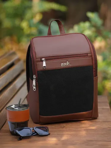 Image of ZOUK Jet Black Amalia Backpack 10.6 L