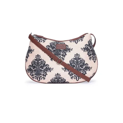 Image of ZOUK Vegan Leather Shoulder Bag Mughal Print