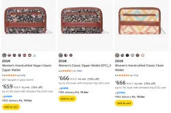 ZOUK Women Handbag Minimum 70% Discount