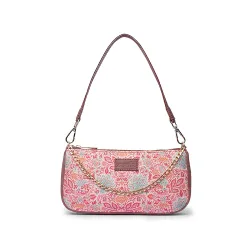 ZOUK Womens Handcrafted Vegan Leather Casual Mini Shoulder Bag