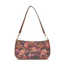 ZOUK Women’s Handcrafted Vegan Leather Shoulder Bag