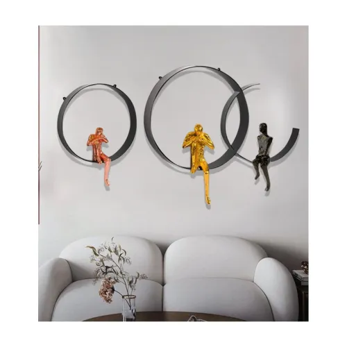 Image of ZOVE Metal Wall Art Iron Wall Hanging Decoration - 50 INCH