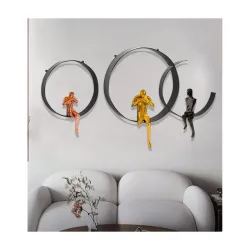ZOVE Metal Wall Art Iron Wall Hanging Decoration - 50 INCH