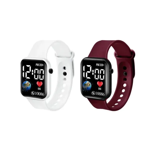 Image of ZOVUTA Colorful Kids Digital LED Watch Combo