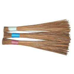 Zoyo Natural Coconut Leaf Grass Broom Stick pack of 3