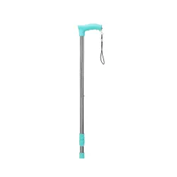 ZQP Quadripod Chroome Height Adjustable Men Women Old People (c-Geen)