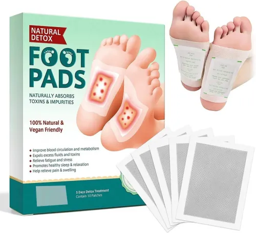 Image of ZRIYOS Foot Detoxs Herbal Patch (10 x 1 Patches) Pain Relief & Sleep Aid Plaster & Patch