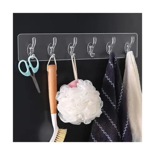 Image of Zulaxy Wall Hanger Hooks for Hanging Clothes Home Kitchen Office Bathroom Bedroom Door