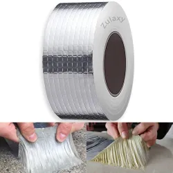 Zulaxy Waterproof Aluminium Leakage Repair Tape (5cm × 5m, Silver)