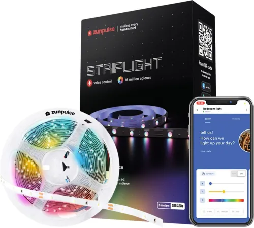 Image of Zunpulse 5 meter 15W Smart LED Strip Light with App Control 