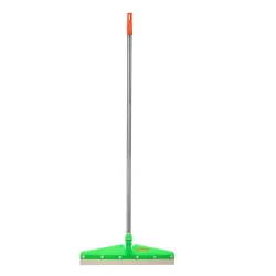 Zureni MACH-5 Wiper 19 inch Foam Rubber Blade, Double Lamination Rod with Sturdy Long Handle for Wiping, Floor Cleaning and Dirt Removal in Home, Bathroom & Kitchen (Random Colours)