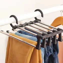 Zureni 5in1 Foldable Hanger Storage Organizer 