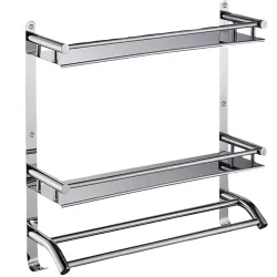 Zureni Stainless Steel Wall Bathroom Shelf
