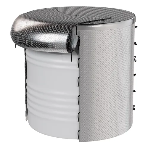 Image of Zureni 500L Water Tank Insulation Cover 8mm Bubble Thermal Insulated Foam Coverage UV Resistant Roof Top Tank-Jacket for